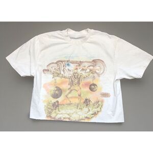 Travis Scott Circus Maximus‎ 2024 Tour T Shirt Europe Cropped L New